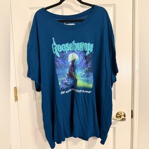 Torrid Blue Goosebumps Graphic Tee